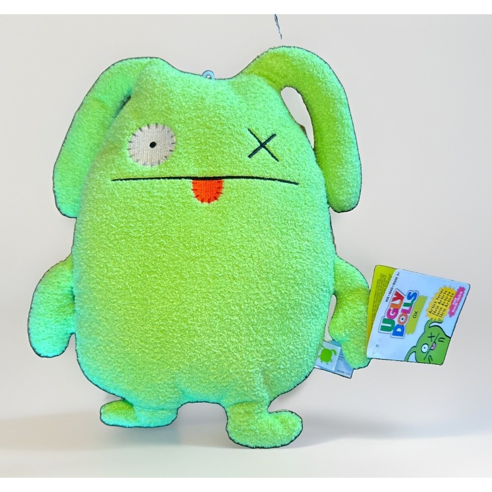Ugly Dolls Ox Green Artist Series Plush 12"Stuffed Toy‎ 2019 Hasbro NEW W/TAGS